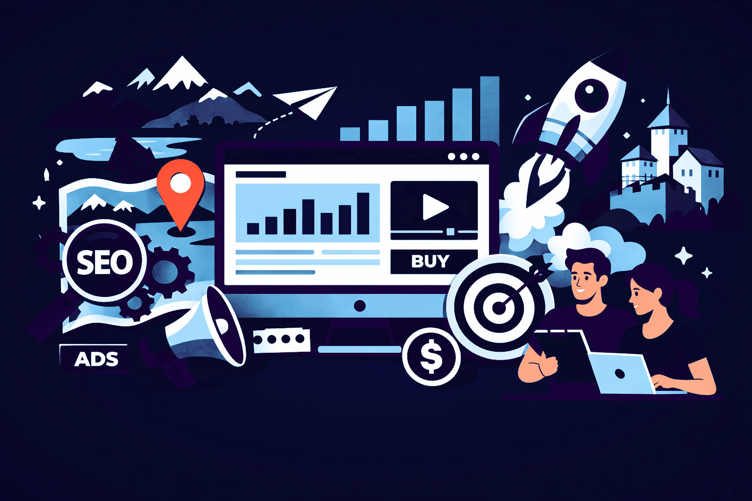 seo Website Mockup – i‑t Agency Prozess